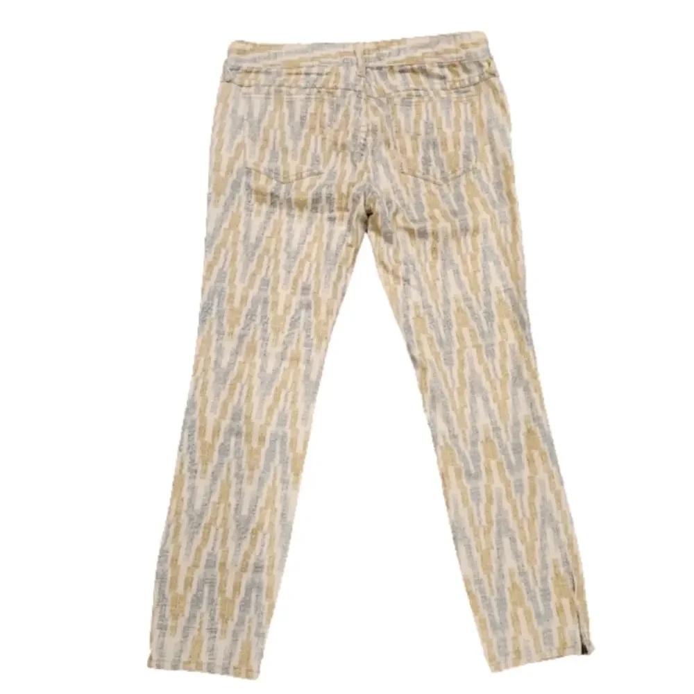 Free People Jeans Free People Ikat Print Cropped Skinny Jeans Size 29 - Picture 2 of 7